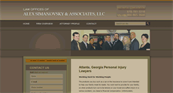 Desktop Screenshot of georgiapersonalinjury.com